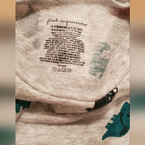 Baby Boys Layered-Look Dino T-Shirt - Picture 3 of 5